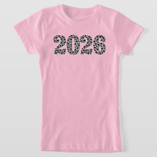 T-Shirt 2026 En Crânes (Poser)