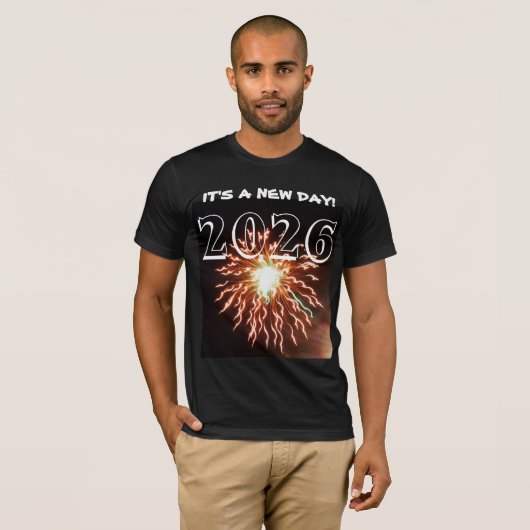 T-shirt 2026 IT'S A NEW DAY! tee (Devant entier)
