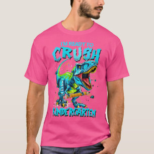 T-shirt 2026 Je Suis Prêt À Écraser Les Garçons Dinosaures