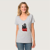 T-shirt 2026 Keeshond National Women's V-Neck (Devant entier)