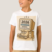 T-shirt “2026 Loading… System Too Tired” (Devant)