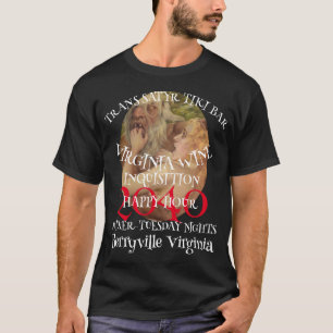 T-shirt 2040 TRANS SATYR TIKI Bar Happy HOUR -> 2040 TRANS