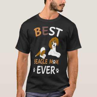 T-shirt 208 Meilleur Beagle maman jamais