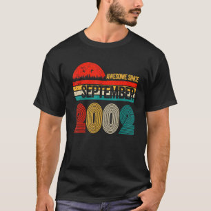 T-shirt 20 Ans Awesome Depuis Septembre 2002 20e 3