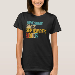 T-shirt 20 Ans Awesome Depuis Septembre 2002 20th 5