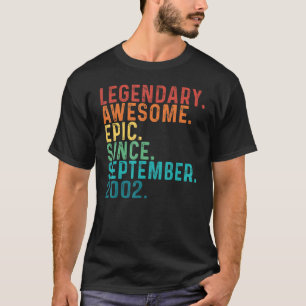 T-shirt 20 ans Awesome depuis septembre 2002 20th bir