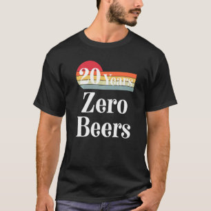 T-shirt 20 ans de rétablissement plus sobre célébrer Vingt