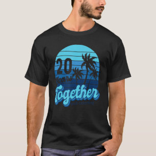 T-shirt 20 ans ensemble Couples de croisière 20e anniversa