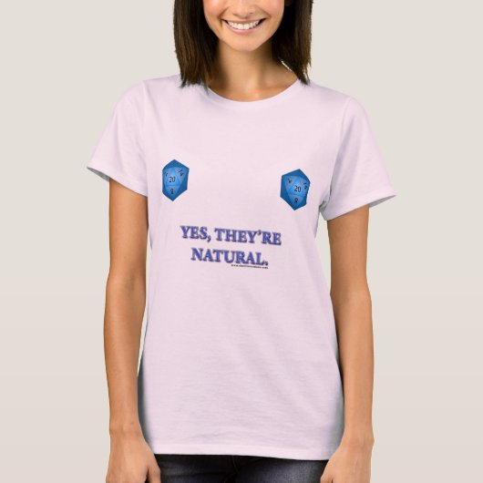 T-shirt 20 ans naturels (Devant)