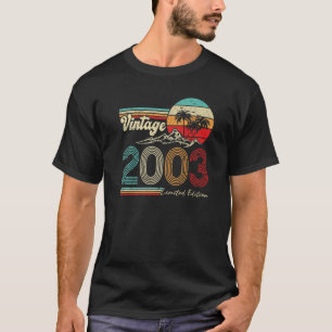 T-shirt 20 ans Retro Vintage 2003 20e anniversaire