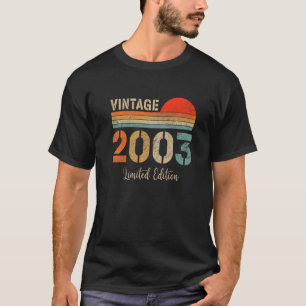 T-shirt 20 ans Vintage 2003 20e anniversaire 1