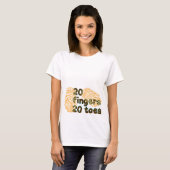 T-shirt 20 doigts 20 orteils (Devant entier)