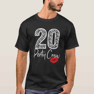 T-shirt 20 Équipage De Fête Boire Des Cadeaux De Bières 20
