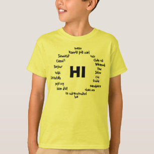 T-shirt 20 langues