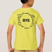 T-shirt 20 langues (Dos)