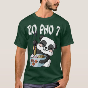 T-shirt 20 Pho 7 Kawaii Panda RamenOtaku Noodles Bowl