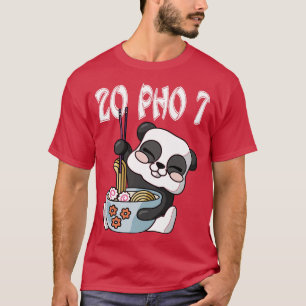 T-shirt 20 Pho 7 Kawaii Panda RamenOtaku Noodles Bowl
