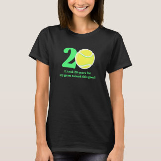 T-shirt 20 Year Old Tennis Player 2002 20th Birthday