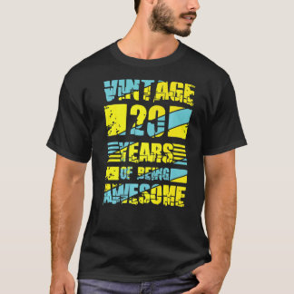 T-shirt 20 Years Old 20th Birthday 5