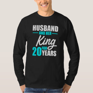 T-shirt 20e 20 ans anniversaire de Mariage épouse du roi m