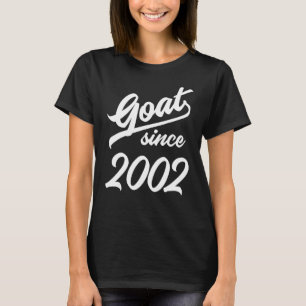 T-shirt 20e anniversaire 20 ans chèvre depuis 2002