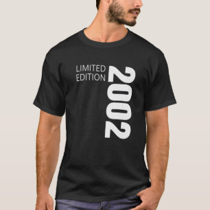 T-shirt 20E Anniversaire Dames Hommes 20 Ans 2002 Drôle Ca