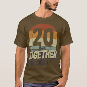 T-shirt 20e anniversaire de mariage Mariage Couples 20 ans