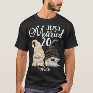 T-shirt 20e anniversaire de mariage - Mariés depuis 20 ans