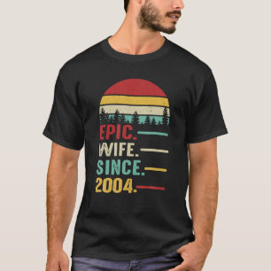 T-shirt 20e anniversaire de mariage pour son épouse épique