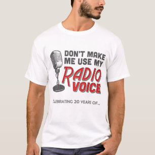 T-Shirt « 20e anniversaire des hommes PMRP » (clai
