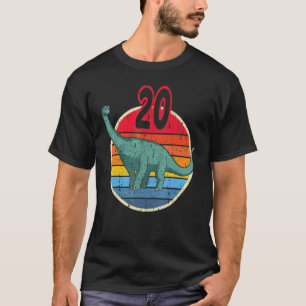 T-shirt 20e anniversaire I Brachiosaurus Diplodocus I Fami