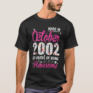 T-shirt 20e anniversaire stupéfiant depuis Octobre 2002 Fl