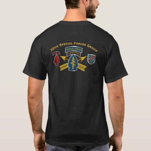 T-Shirt 20th Special Forces Group Airborne (Dos)