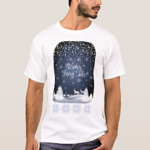 T-shirt 20XX Conte de fées hiver Vacances SnowyPaysage
