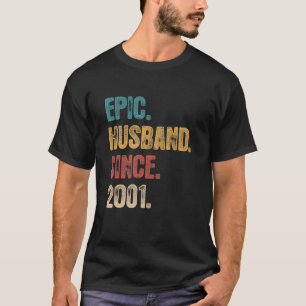 T-shirt 21 Anniversaire Mariage Pour Lui Épique Mari Depui
