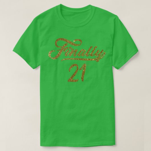 T-shirt 21 Anniversaire Vingt et unième Cadeaux d'annivers (Design devant)