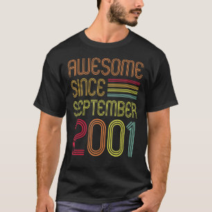 T-shirt 21 Ans 21 Ans Fantastique depuis Septembre