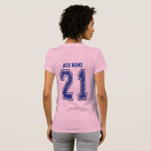 T-shirt 21 coutume Jersey (Dos entier)