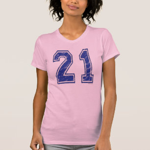 T-shirt 21 coutume Jersey