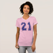 T-shirt 21 coutume Jersey (Devant entier)