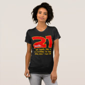 T-shirt 21 enfin (Devant entier)