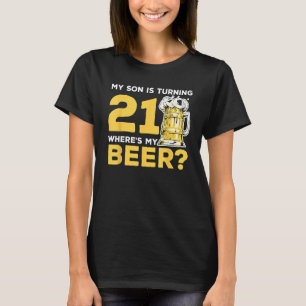 T-shirt 21 Père Anniversaire de 21 ans sur Fille Anniversa