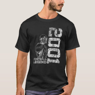 T-shirt 21 Years Football Legend 2001 21st Birthday