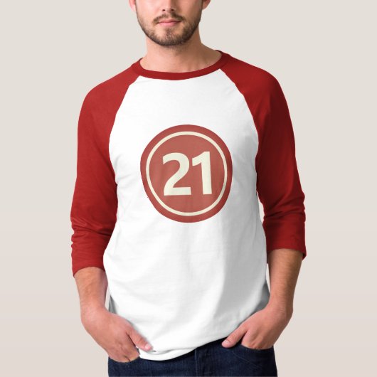 T-shirt 21e anniversaire Cadeaux Hommes (Devant)