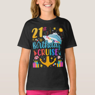 T-shirt 21e anniversaire Croisière B-Day Fille