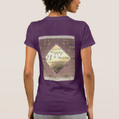 T-shirt 21e anniversaire du Mariage laiton et olite (Dos)