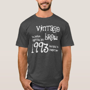 T-shirt 21e cadeau d'anniversaire 1993 Gris de charbon de