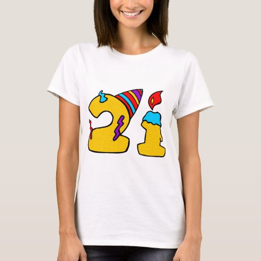 T-shirt 21ème Anniversaire (Devant)