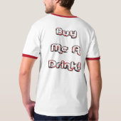 T-shirt 21ème Chemise potable d'anniversaire (Dos)