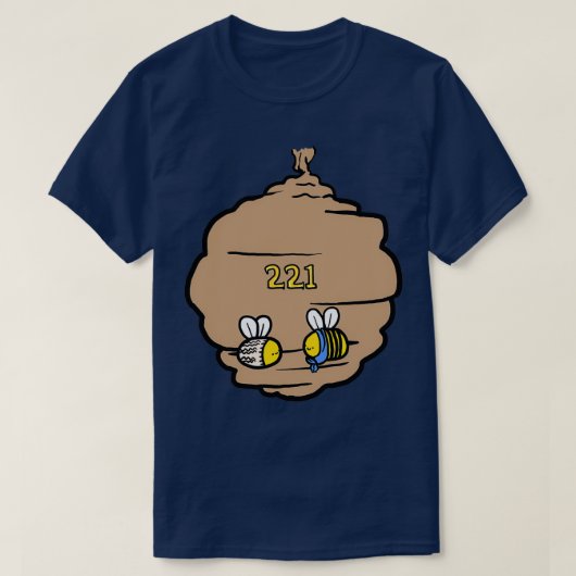 T-shirt 221, rue Bee Baker (Design devant)